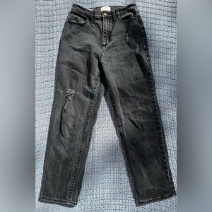 Universal Thread Women's Straight Leg Black Jeans